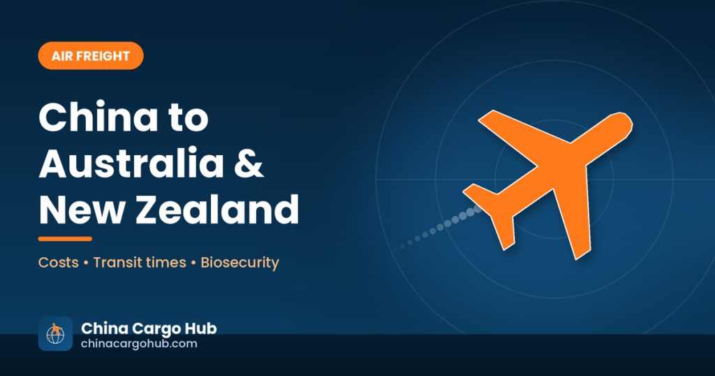 Air freight from China to Australia and New Zealand: rates and transit times | China Cargo Hub